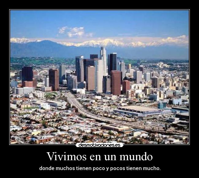 Vivimos en un mundo - 