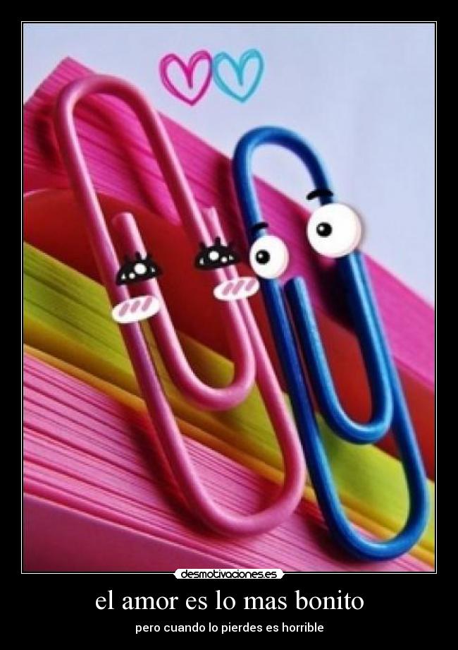 el amor es lo mas bonito -
