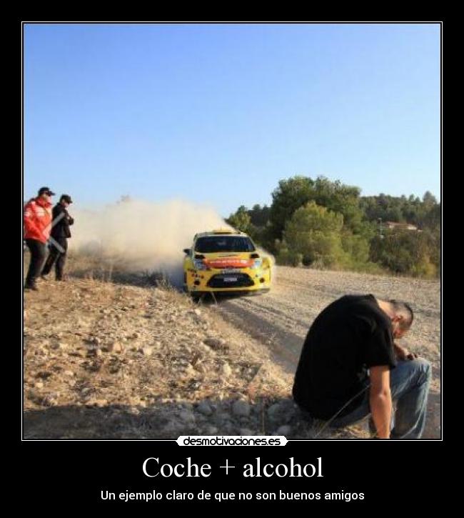 Coche + alcohol -