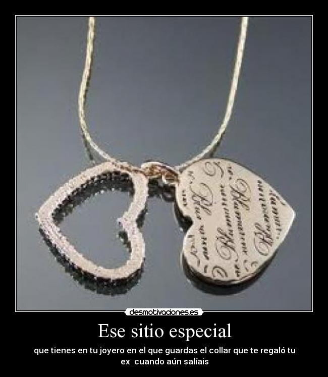 Ese sitio especial -