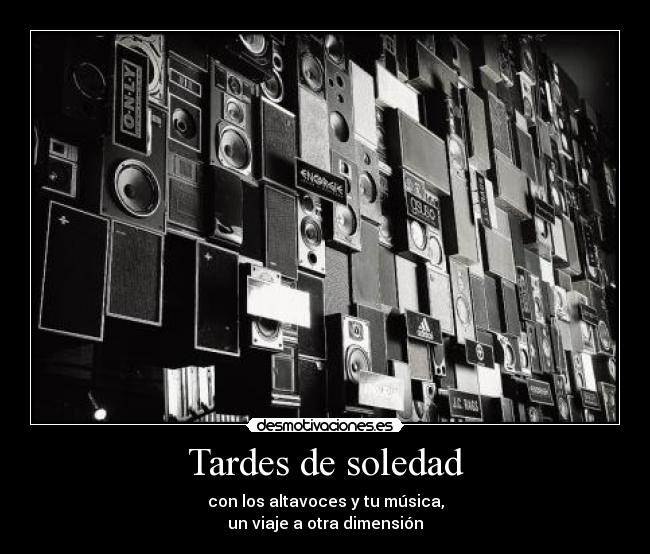 Tardes de soledad -