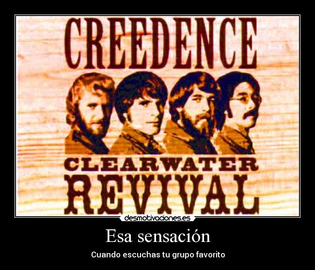 Esa sensación - Cuando escuchas tu grupo favorito