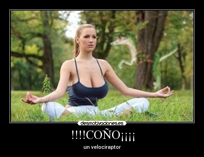!!!!COÑO¡¡¡¡ - un velociraptor
