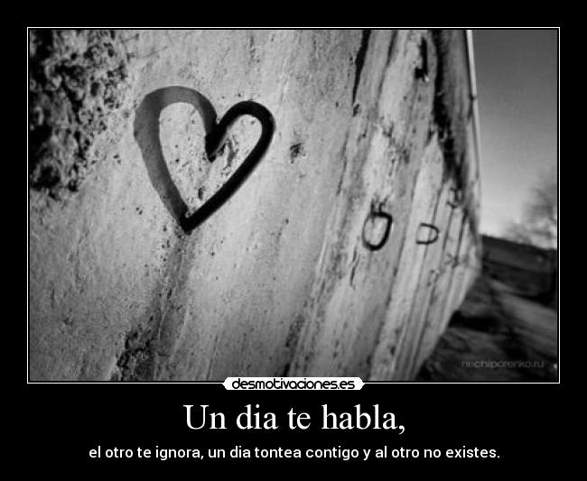 Un dia te habla, - 