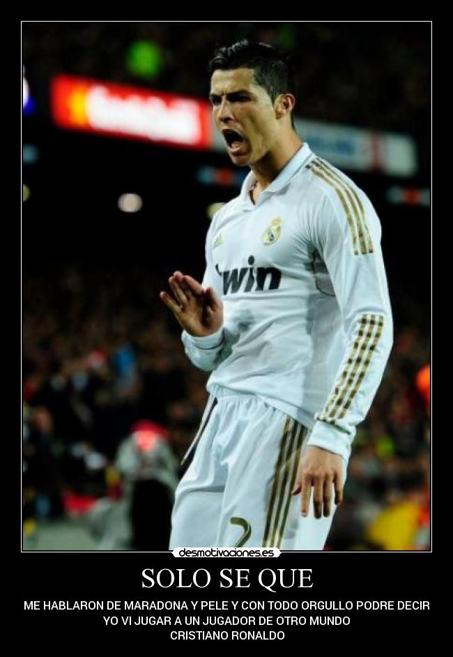 carteles cr7 cristiano ronaldo real madrid desmotivaciones