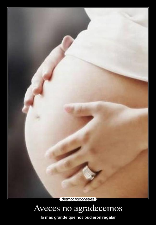 Aveces no agradecemos -