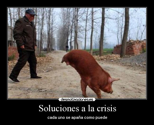 Soluciones a la crisis - cada uno se apaña como puede