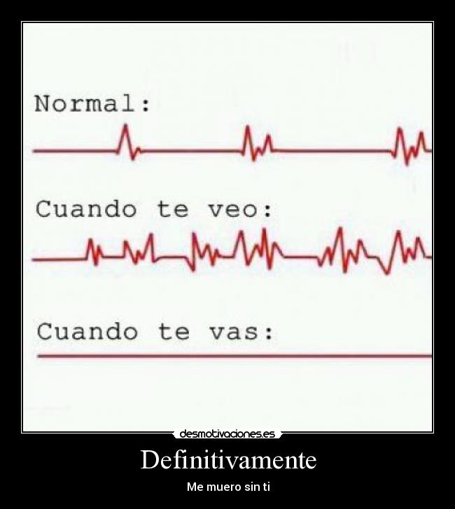Definitivamente - Me muero sin ti