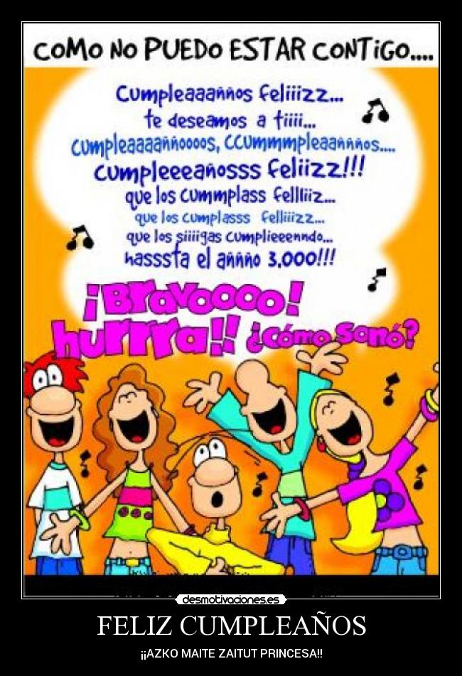 FELIZ CUMPLEAÑOS -