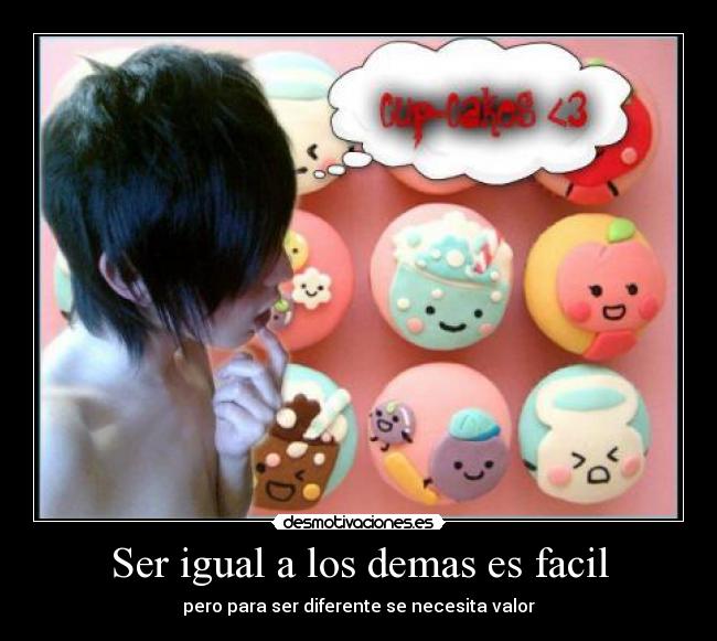 carteles diferente cupcackes desmotivaciones