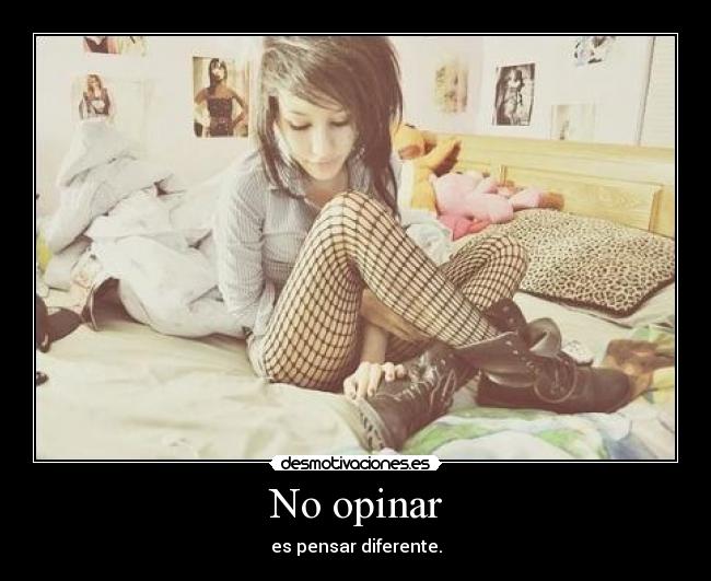 No opinar - 