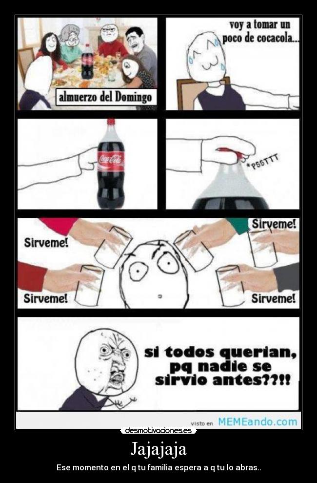Jajajaja - Ese momento en el q tu familia espera a q tu lo abras..