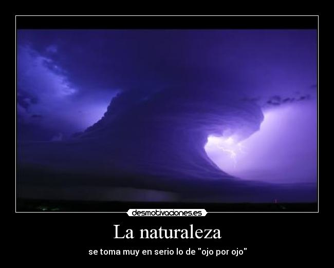 La naturaleza -