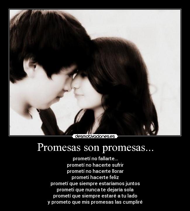 carteles promesas promesas mishel david poetic desmotivaciones