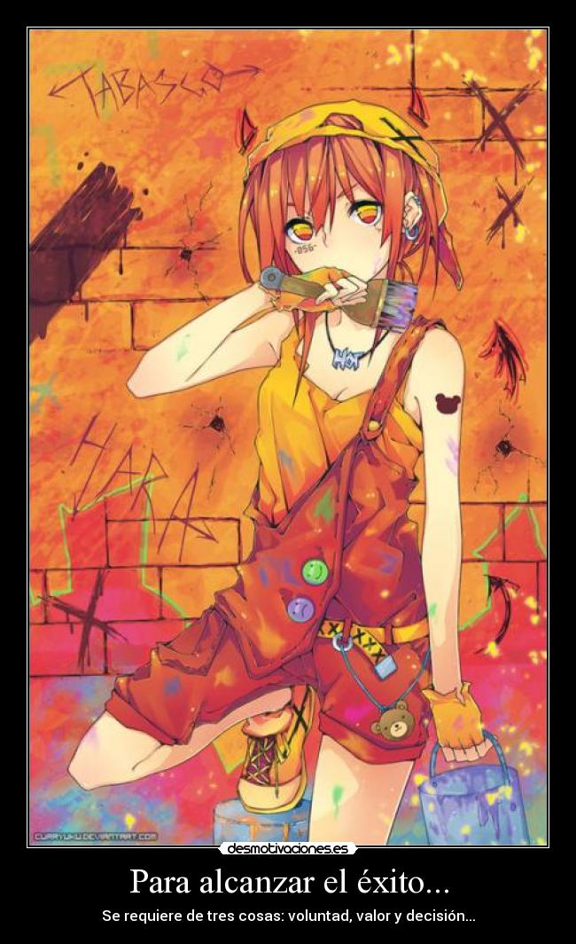 Para alcanzar el éxito... -