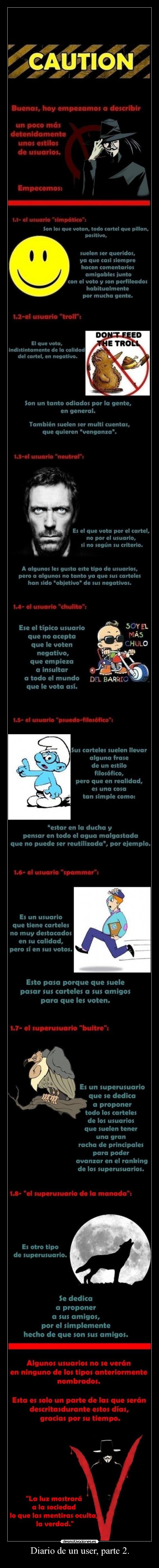 Diario de un user, parte 2. - 