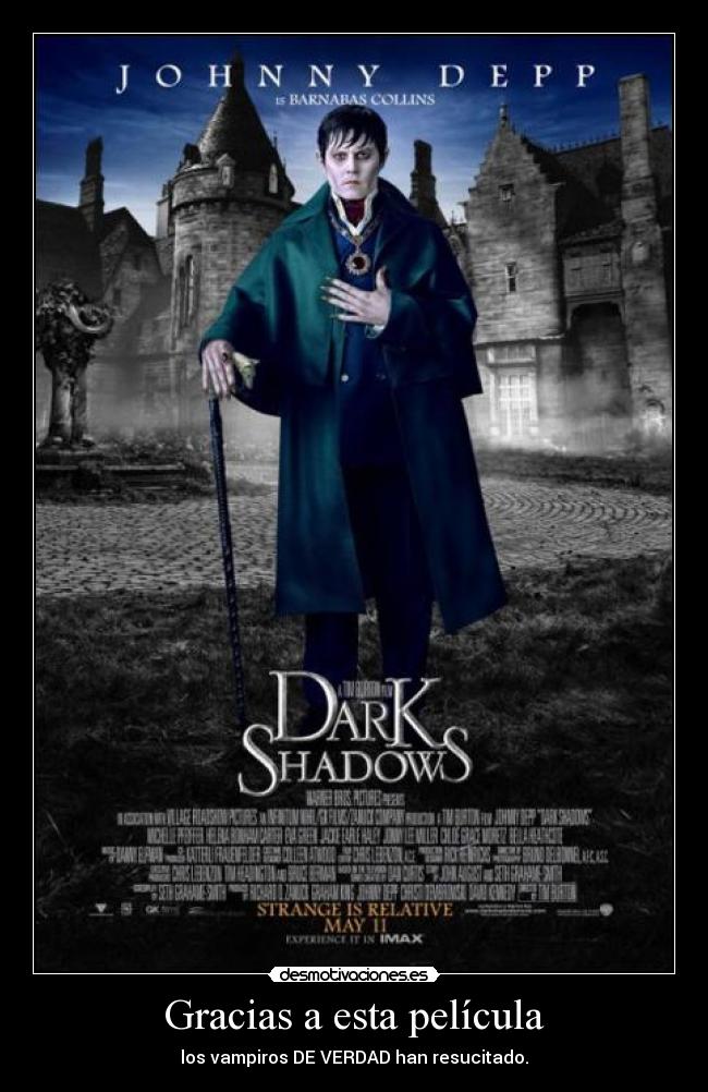 carteles dark shadows gracias tim burton por resucitarlos sustituir mierda crepusculo ghiblifan desmotivaciones