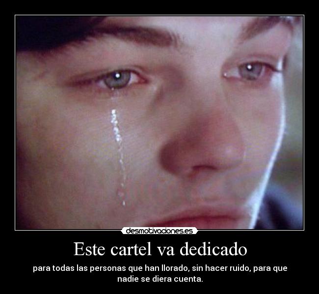 Este cartel va dedicado - 