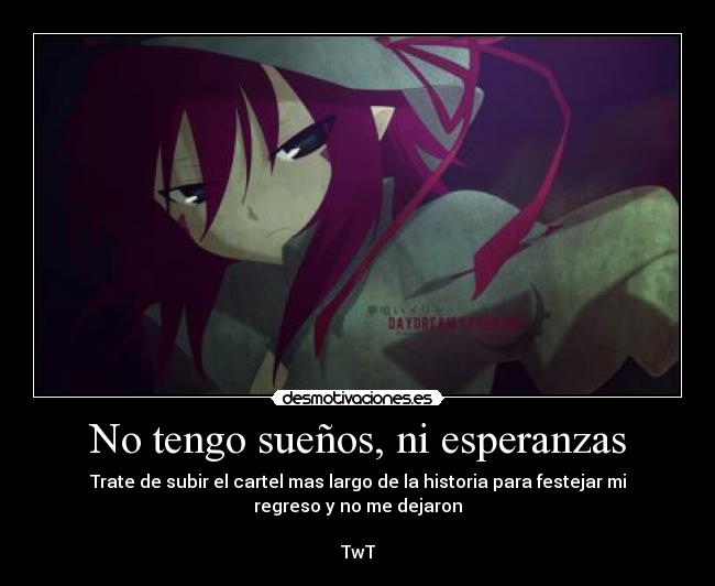 carteles anime harukaze yumekui merry normalmente quejo pero fue necesario twt desmotivaciones