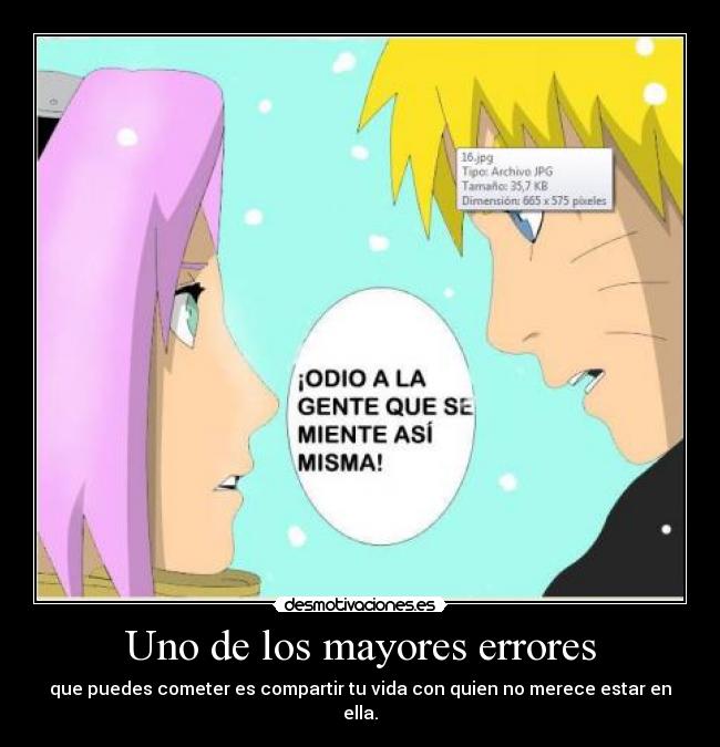 Uno de los mayores errores - 