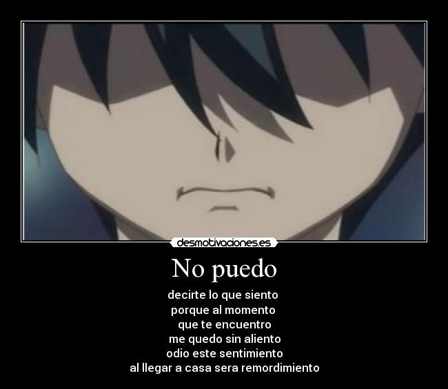 No puedo -