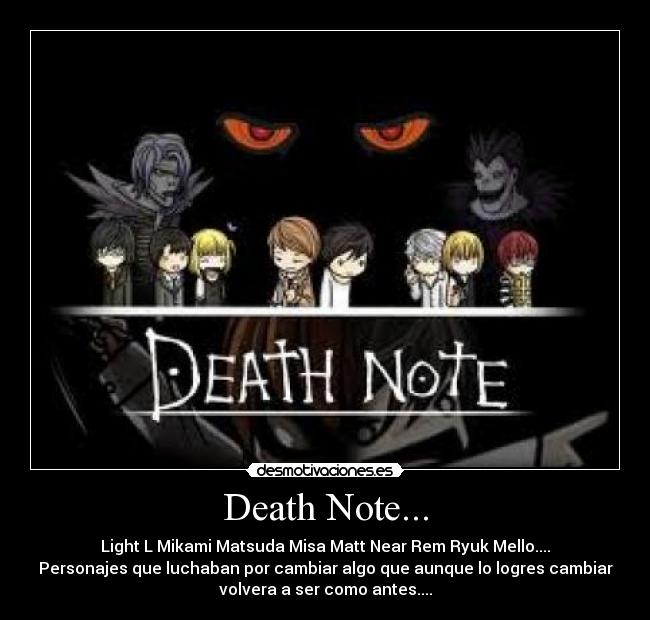 Death Note... - 