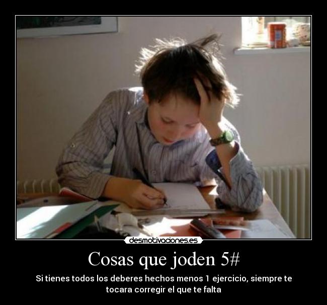 Cosas que joden 5# - 