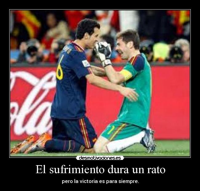 El sufrimiento dura un rato -