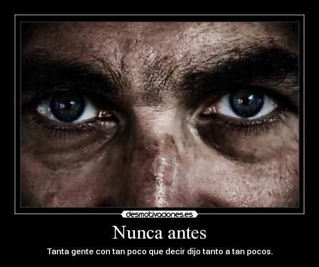 Nunca antes - 