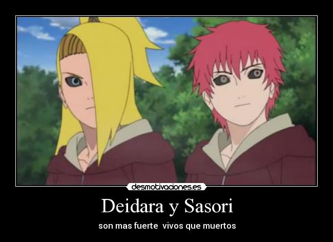 Deidara y Sasori - 