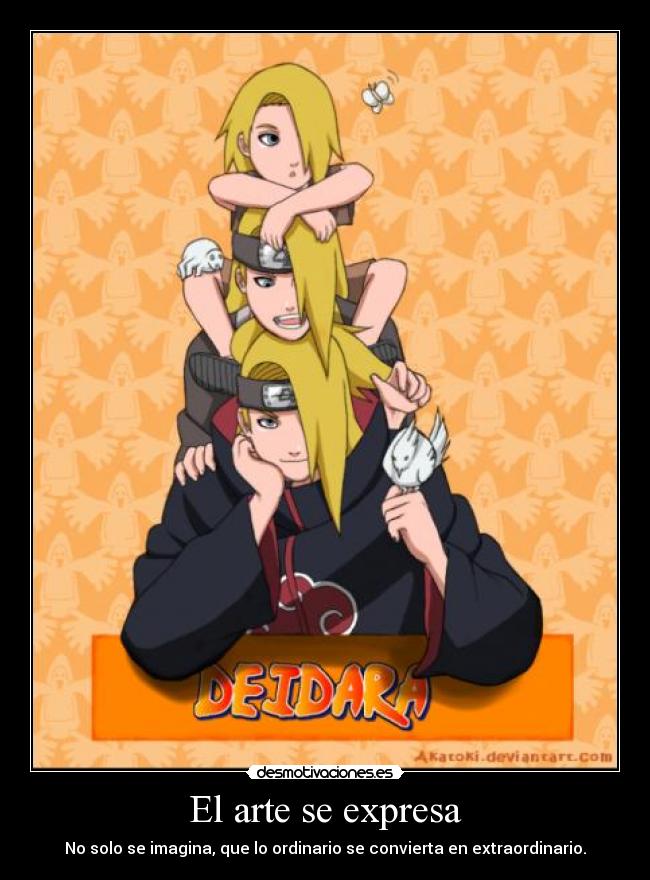 El arte se expresa - No solo se imagina, que lo ordinario se convierta en extraordinario.