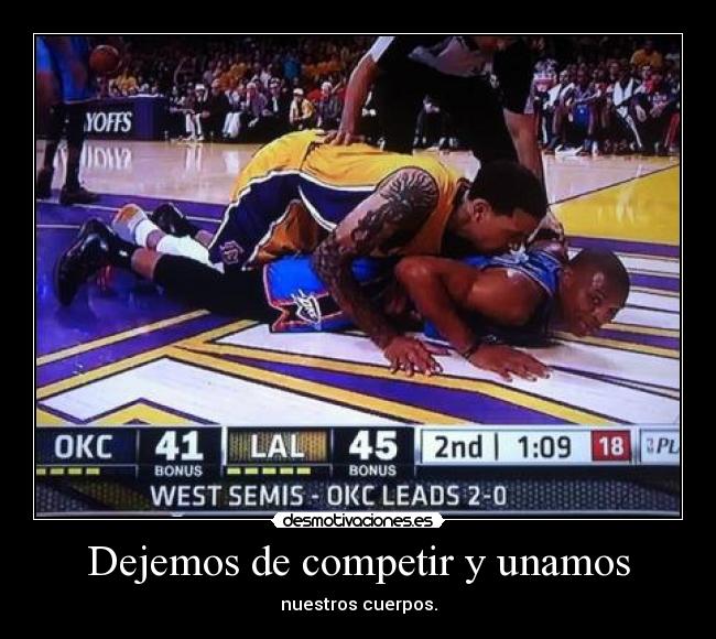 Dejemos de competir y unamos -