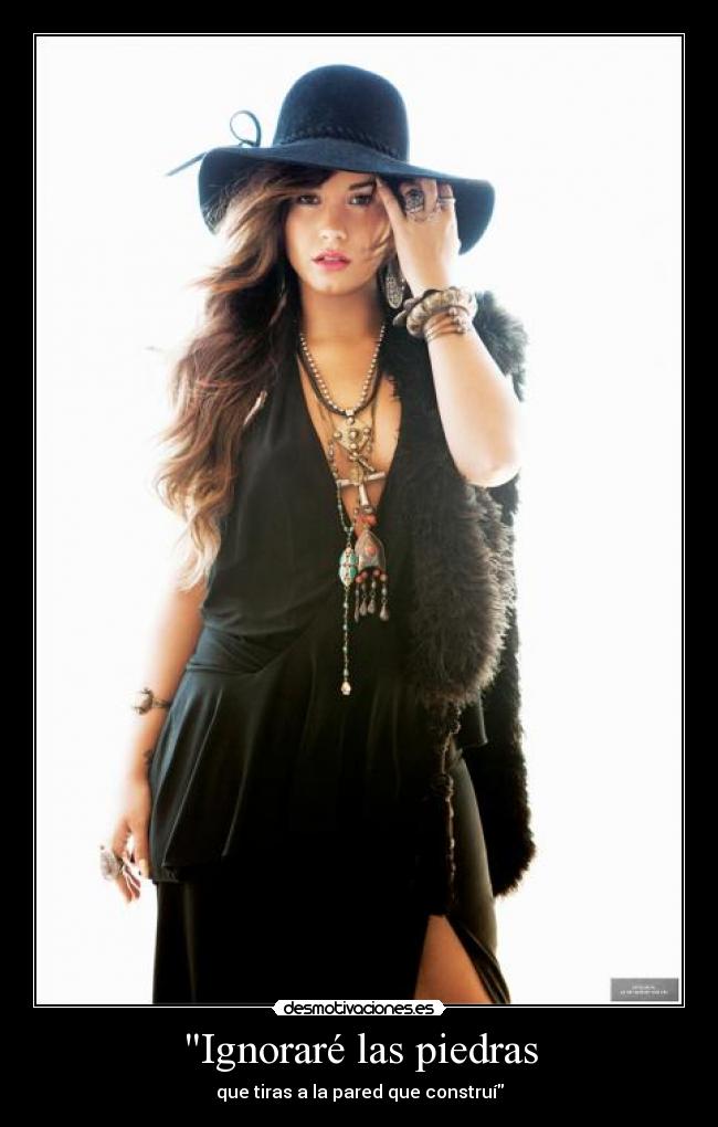 Ignoraré las piedras -