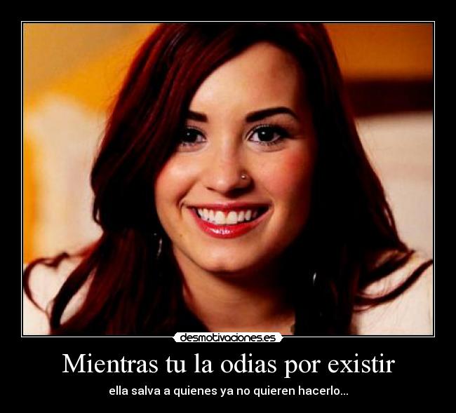 Mientras tu la odias por existir -