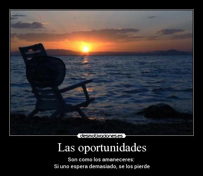 Las oportunidades - 