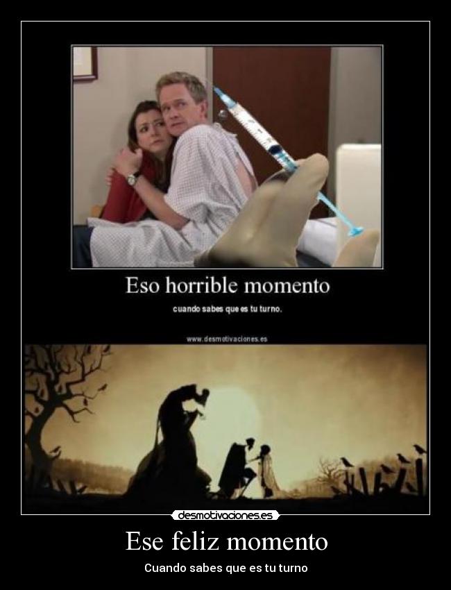 carteles ese feliz momento cuando sabes que turno escena harry potter desmotivaciones