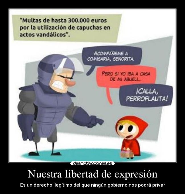 carteles libertad nuestra libertad expresion derecho ilegitimo del que ningun gobierno nos podra privar desmotivaciones