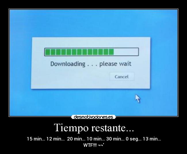 Tiempo restante... -