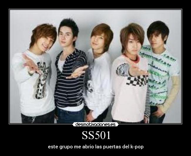 SS501 - este grupo me abrio las puertas del k-pop