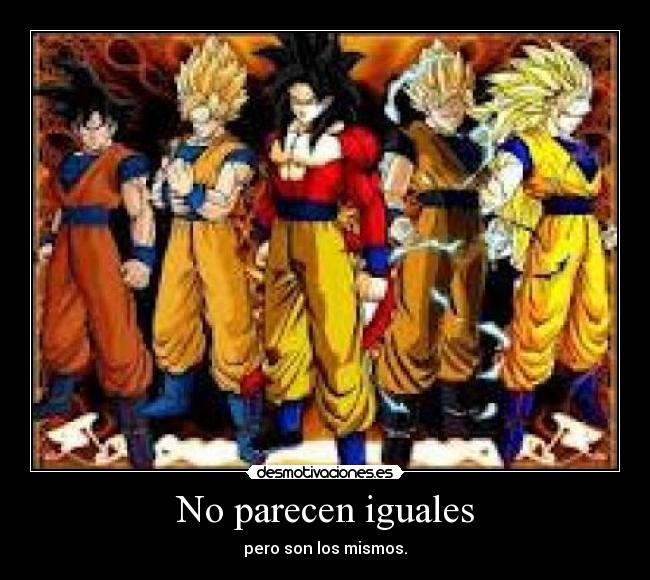 No parecen iguales - 