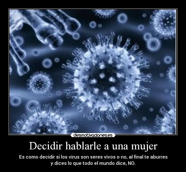 carteles mujer virus desmotivaciones