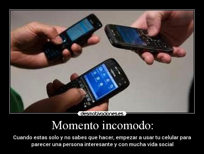 Momento incomodo: -