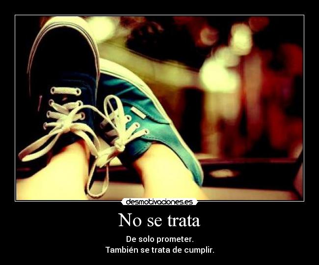 No se trata -