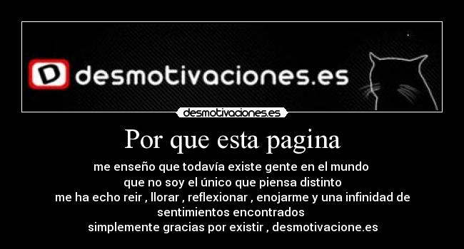 Por que esta pagina -