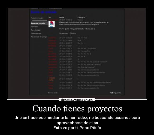 carteles quejas pagina especifico los comentarios desmotivaciones