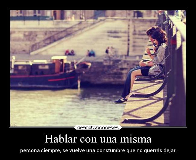 Hablar con una misma -