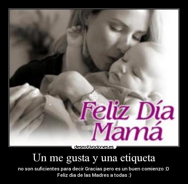 Un me gusta y una etiqueta -