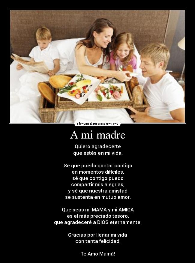 A mi madre -
