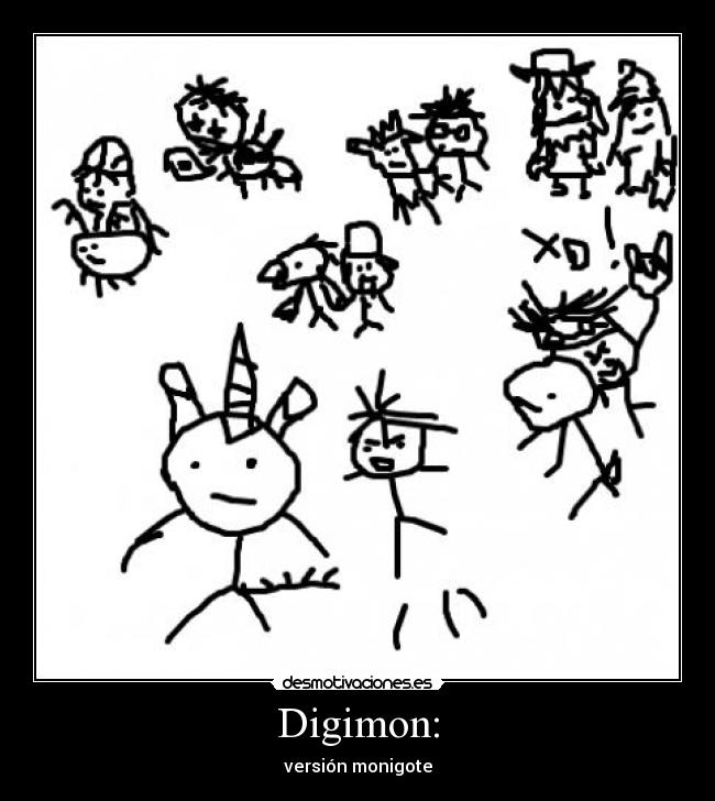 Digimon: - versión monigote