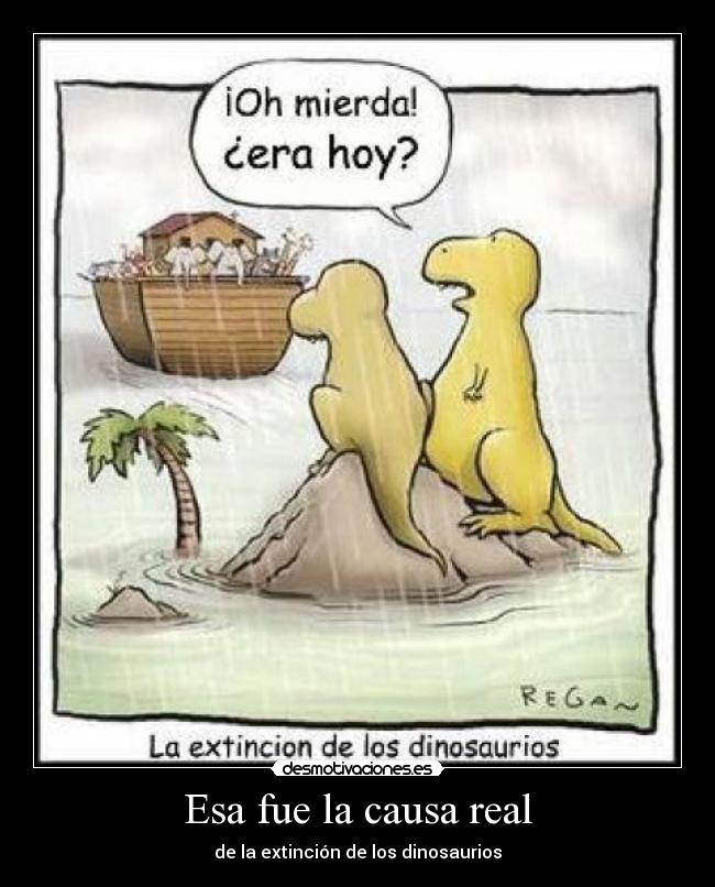 Esa fue la causa real - de la extinción de los dinosaurios
